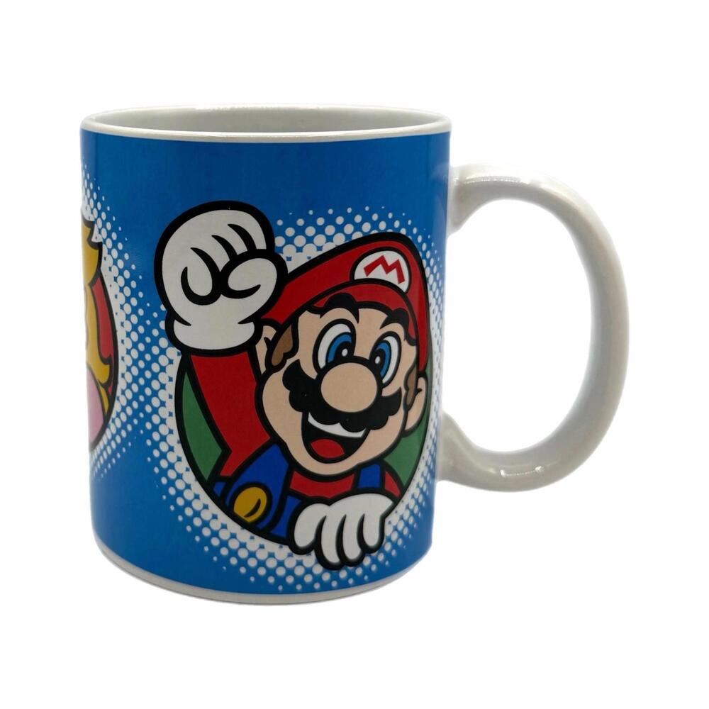 Nintendo Super Mario Bros. Ceramic Coffee Mug – Mario – Luigi – Princess Peach